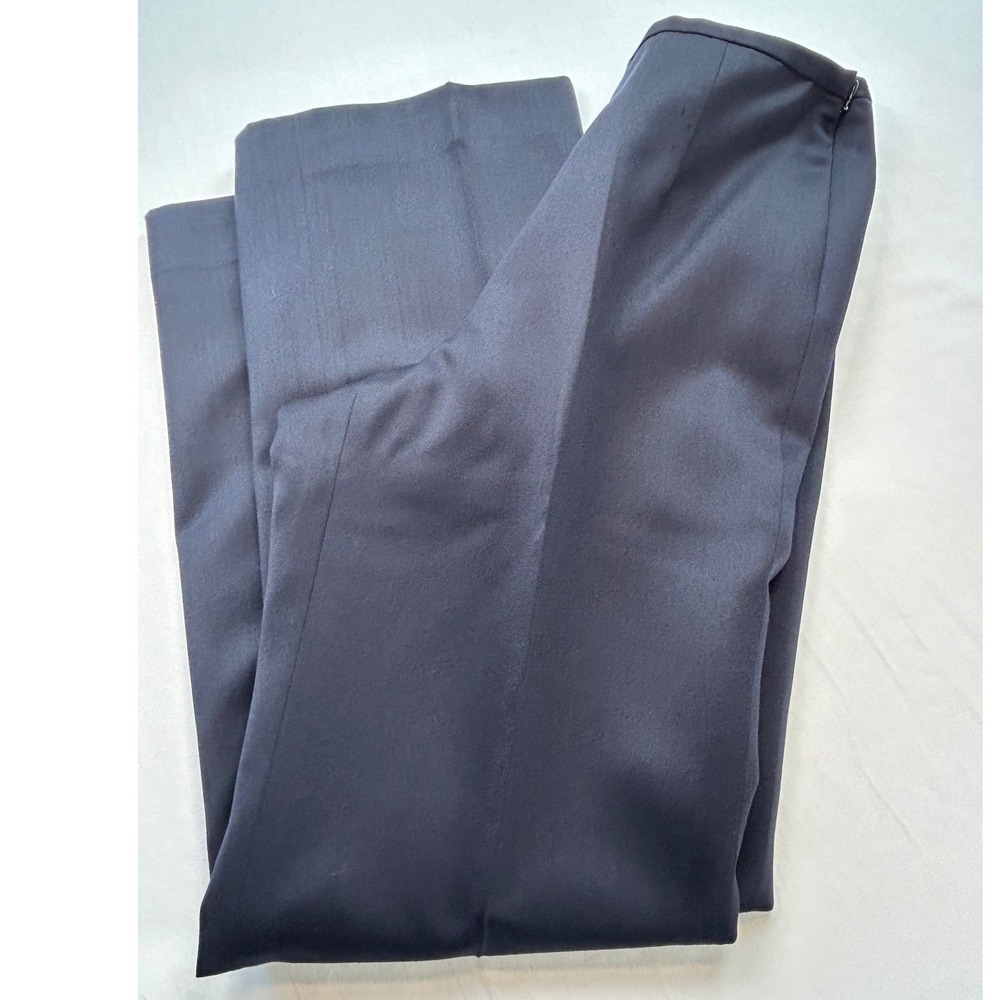 Oscar by Oscar de la Renta Dress Pants Women 4P Black Straight Leg Trousers